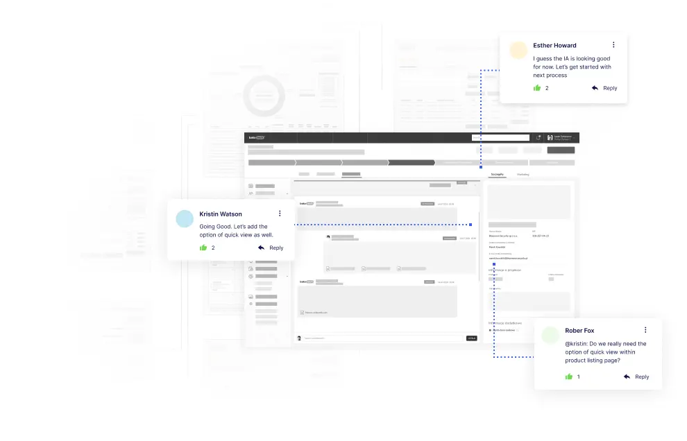 Authentic Digital Sales Support user interface